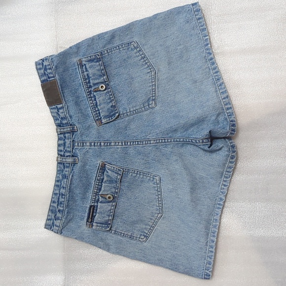 Vintage UNIONBAY High Waist Jean Shorts Juniors Size 11 - Picture 2 of 9